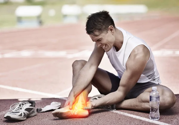 Hay riesgo de lesiones en cada deporte —  Fotos de Stock