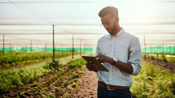 When it comes to farming, hes the best — Stock Photo, Image