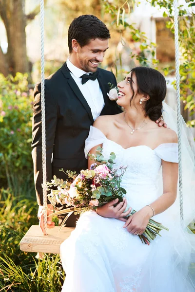 Fizeste de mim o homem mais feliz do mundo. — Fotografia de Stock