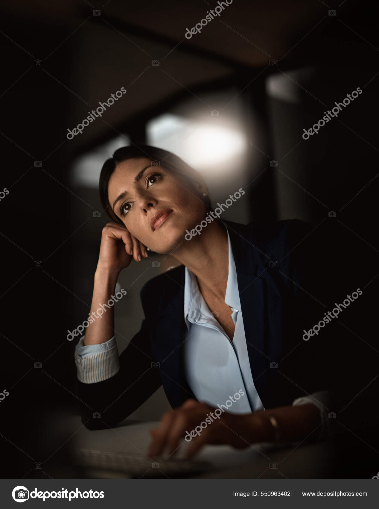 Can it still be considered daydreaming if its at night. Shot of a young