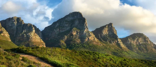 Ландшафтний Вид Гори Бухті Гоут Кейптауні Південна Африка Під Час — стокове фото