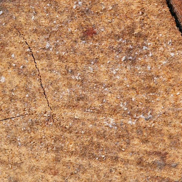 Detailní Záběr Popraskaného Kamene Červené Cihly Texturované Zázemí Dřevěných Štěpků — Stock fotografie