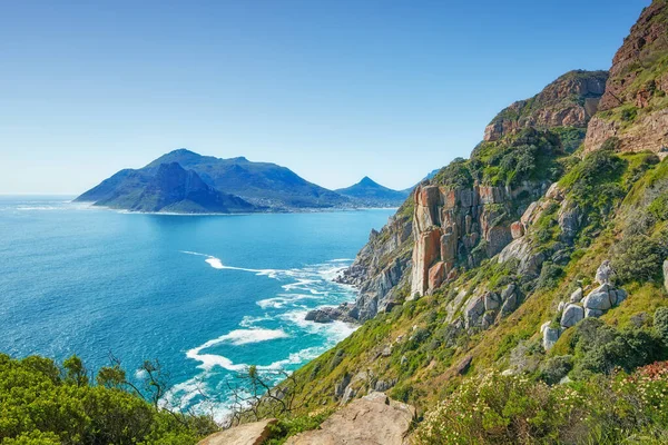 Seascape Landscape Scenic View Hout Bay Cape Town South Africa — Stockfoto