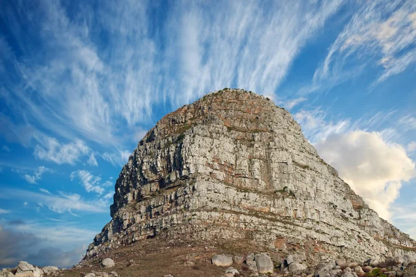 Copyspace Scenic Landscape View Lions Head Mountain Cape Town South — Stockfoto