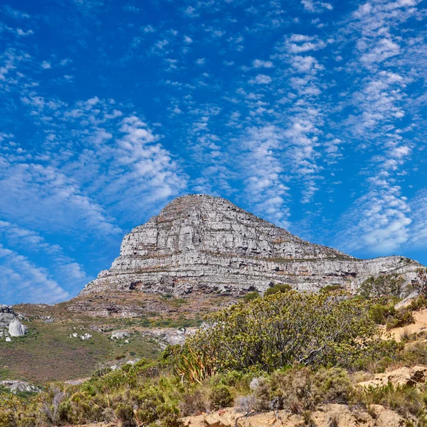 Copyspace Scenery Lions Head Table Mountain National Park Cape Town — Stock Fotó
