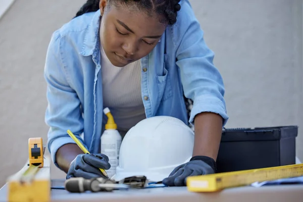 Shot Young Woman Working — Stockfoto