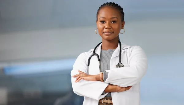 Beautiful Young Doctor Her Office — Stock Photo, Image