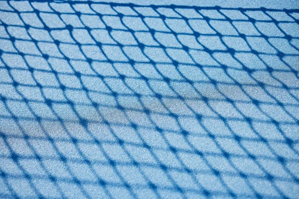 Tennis Net Empty Court Day — Stockfoto