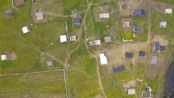 Güney Afrika Daki Bir Kasabanın Drone Görüntüsü — Stok video