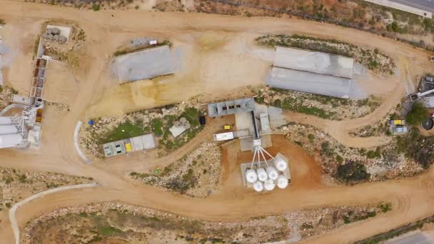 Batı Burnu Güney Afrika Daki Bir Sanayi Bölgesinin Drone Görüntüsü — Stok video