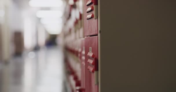 Video Footage Empty Corridor High School — Video