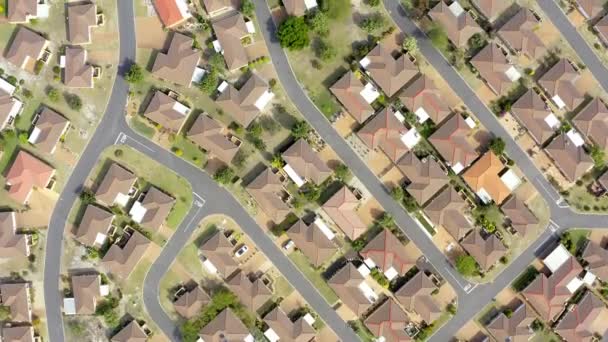 Drone Záběry Domů Příměstské Čtvrti — Stock video