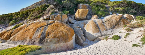 Boulders Rocky Coast Western Cape South Africa Landscape View Beautiful — Stockfoto