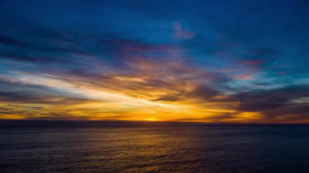 Video Footage Ocean Sunset — Wideo stockowe
