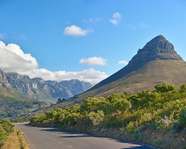 Landscape View Lions Head Mountain Twelve Apostles Blue Sky Copy — Stock Fotó