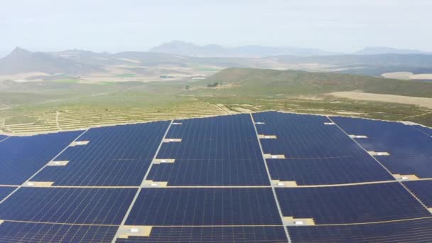 Imagens Vídeo Painel Solar Uma Fazenda — Vídeo de Stock