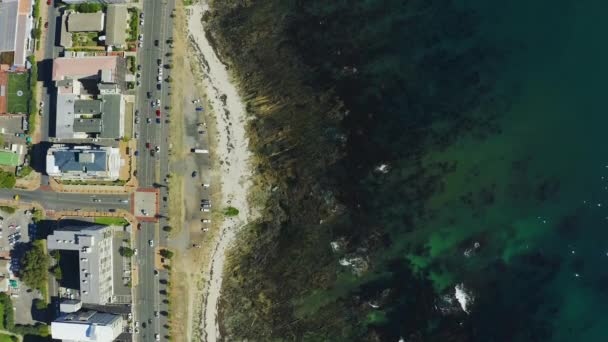 Drone Footage Coast City Cape Town South Africa — Vídeo de stock