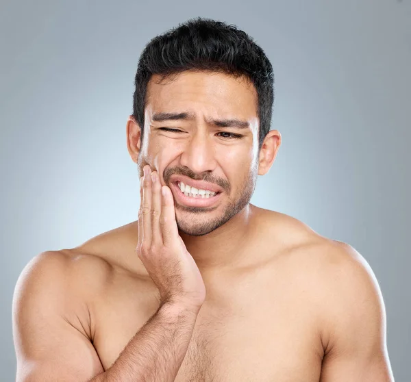 Man Suffering Toothache — Φωτογραφία Αρχείου