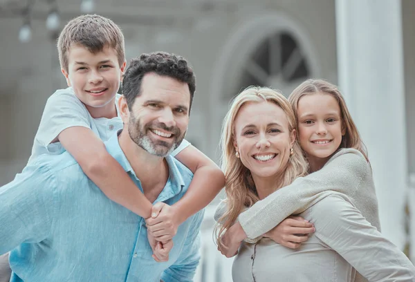 Its family time. a family spending time together at home