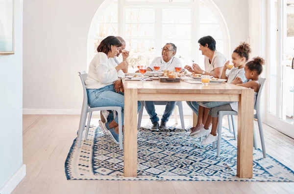 Making Time Important People Family Having Lunch Together — Stock fotografie