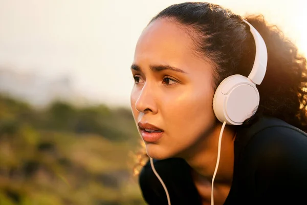 Doubt Can Any Longer Beautiful Young Woman Catching Her Breathe — Stock Photo, Image