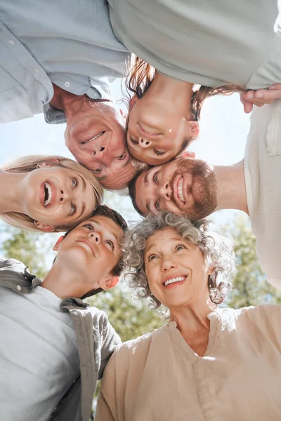 Nothing More Important Family Multi Generational Family Standing Together Huddle —  Fotos de Stock