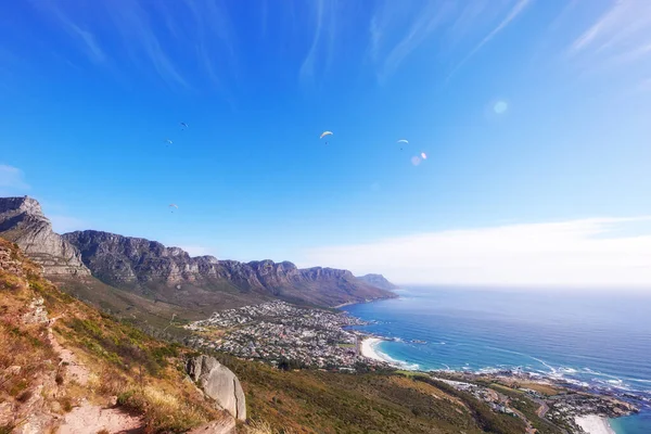 Beautiful Panoramic View Table Mountain Cape Town South Africa View — Photo