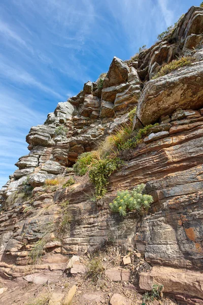 Landscape View Table Mountain Nature Cape Town South Africa Beautiful — стоковое фото