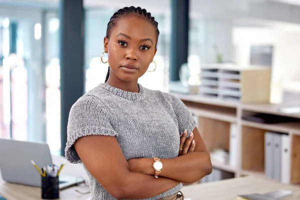 No limit to what I could achieve. a beautiful young businesswoman in her office