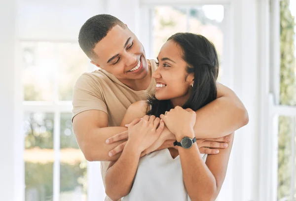 Love You Much Affectionate Young Couple Home —  Fotos de Stock