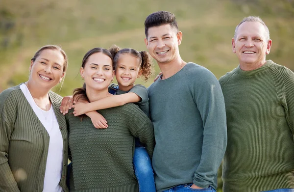 Family Love Special Type Love Multi Generational Family Spending Time — Stockfoto