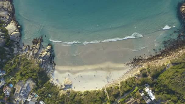 Drone Footage Sea Llandudno Cape Town South Africa — ストック動画