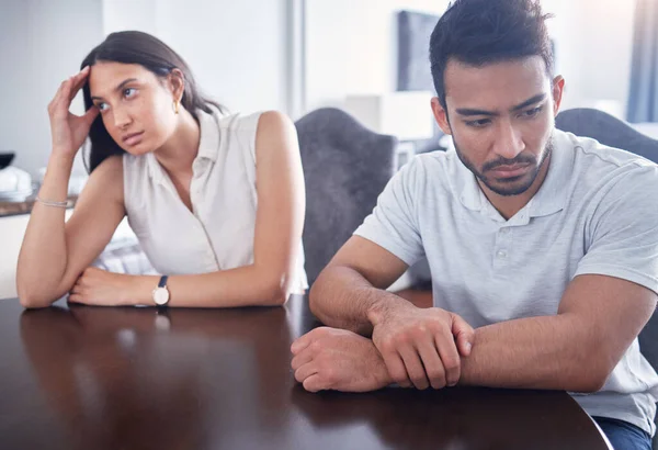 Dont let silly arguments ruin a good thing. a young couple arguing at home