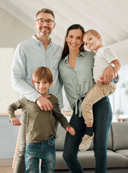 You Lack Strength You Can Lean Family Family Relaxing Together — Stock Photo, Image