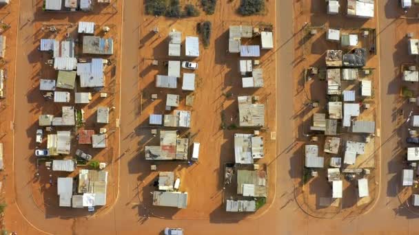 Imágenes Drones Asentamiento Informal Una Zona Rural — Vídeo de stock