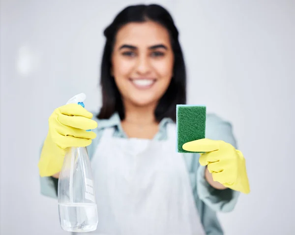 Lets Make Place Brand New Again Closeup Shot Woman Holding — Stok fotoğraf