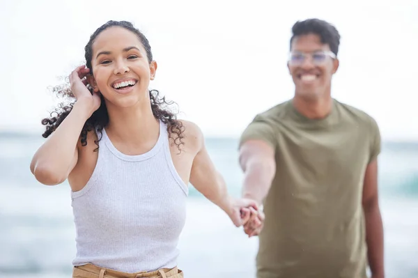 Ill Always Have Your Hand Hold Young Couple Enjoying Day — Stockfoto