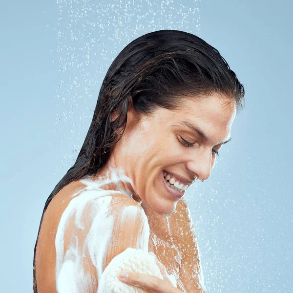 Good Hygiene Key Healthy Life Studio Shot Attractive Young Woman — Zdjęcie stockowe