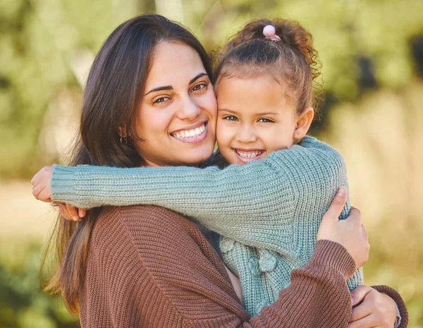 Ill Always Want Hold You Young Mother Daughter Hugging — Foto de Stock