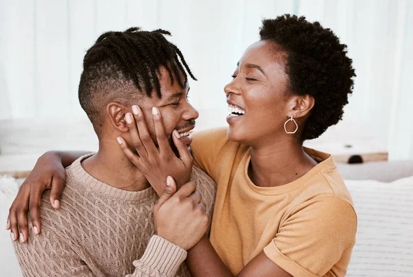 One Kind Type Love Young Couple Relaxing Home — Photo