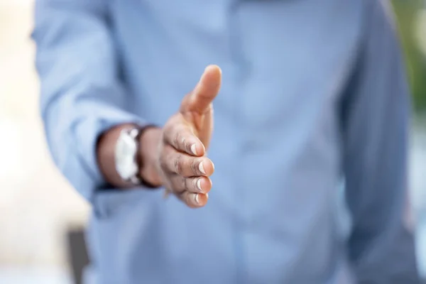 Business You Businessman Reaching Out Handshake — Foto de Stock