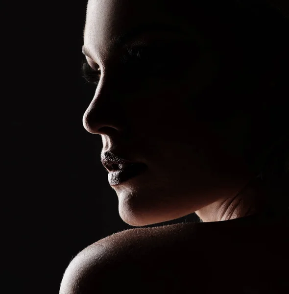 Our Confidence Our Capacity Studio Shot Woman Woman Posing Black — Φωτογραφία Αρχείου