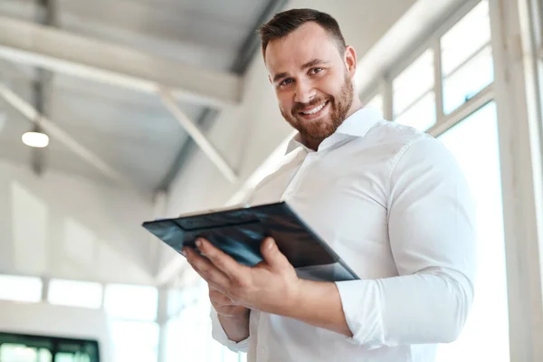 What Can Get You Car Car Salesman Writing Clipboard — Stock Photo, Image