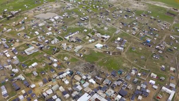 Drone Footage Township South Africa — Vídeo de stock