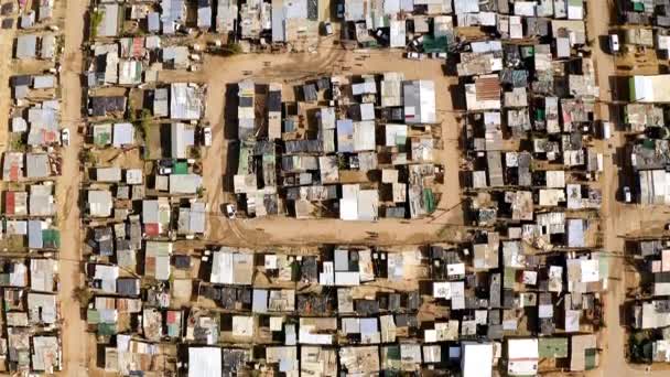 Drone Footage Township South Africa — Stock video