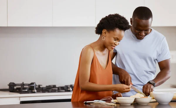 Can You Smell Love Young Couple Kitchen Making Food Home — Stock Photo, Image