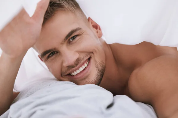 Its Very Hot Morning Cropped Portrait Handsome Muscular Young Man — Fotografia de Stock