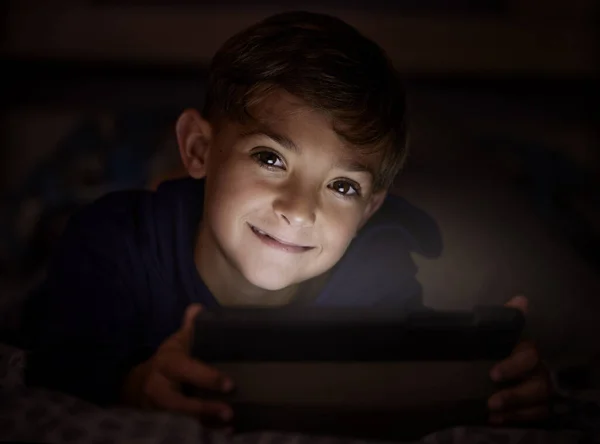 Kids Smiles Greatest Always Mean Them Portrait Adorable Little Boy — Φωτογραφία Αρχείου