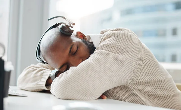 Little Nap Might Some Good Handsome Young Businessman Sleeping His — Stockfoto