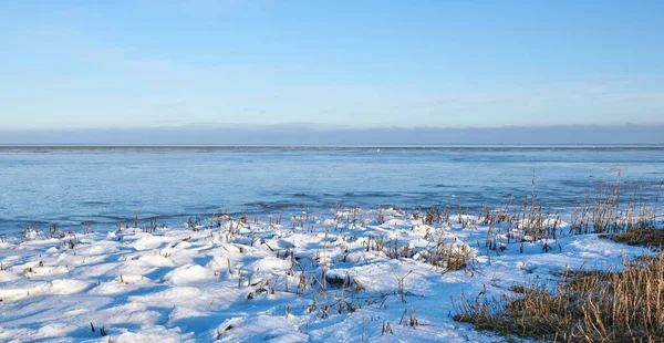 Danish Winter Landscape Coast Kattegat Photos Danish Winter Coast Kattegat — 스톡 사진